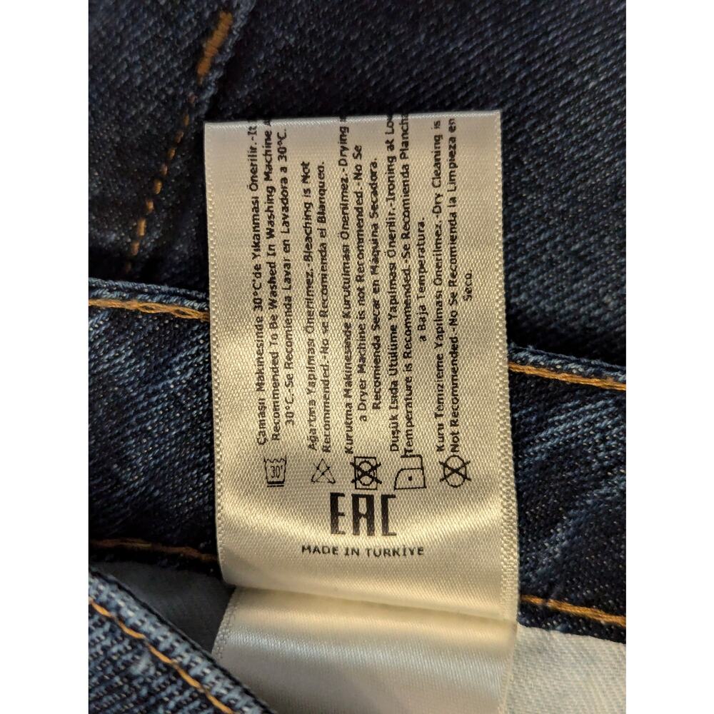Dark Wash Denim Jeans Straight Leg by Nocturne MSRP $155 - Picture 8 of 13